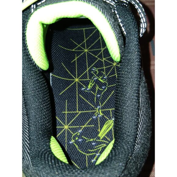 New Size 11 Nike Alpha Huarache Elite 4 Low MCS Baseball Black/Lime FV6096-001 - Picture 9 of 9